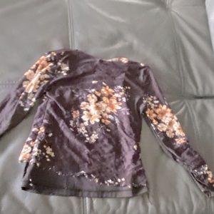 Flower shirt with tank top underneath